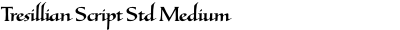 Tresillian Script Std Medium